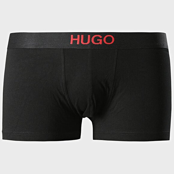NWT HUGO BOSS Size Small Men’s Brother 2-Pack Trunks – Red & Black Low Rise - Picture 2 of 8